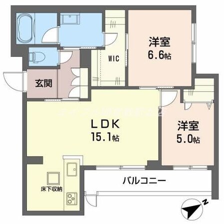 アンフェミュール八王寺（ＢＥＬＳ認証・ＺＥＨ）の物件間取画像